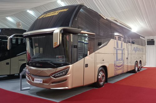 Ubahan Bus Avante D1 Buatan Tentrem Milik MTrans di GIIAS 2025