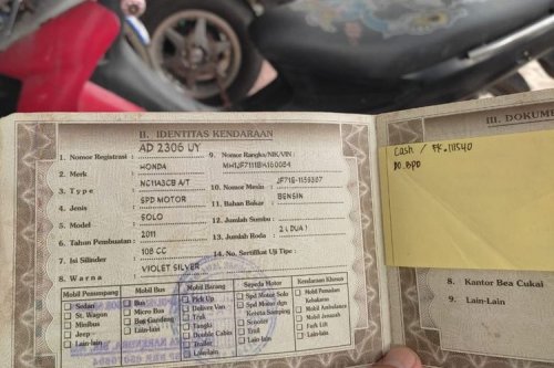 BPKB Elektronik Sudah Berlaku untuk Kendaraan Baru