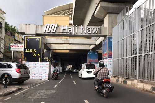Jalan Haji Nawi Berlaku Satu Arah, Ada Proyek Dinas Sumber Daya Air