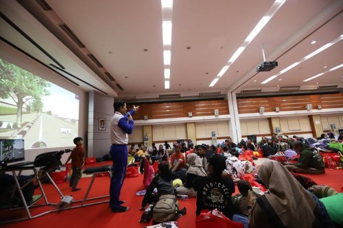 Honda, Ribuan Pengguna Motor Honda Berangkat Mudik Bareng
