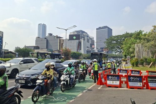 Catat, Rekayasa Lalin dan Rute Alternatif Imbas Demo Hari Ini