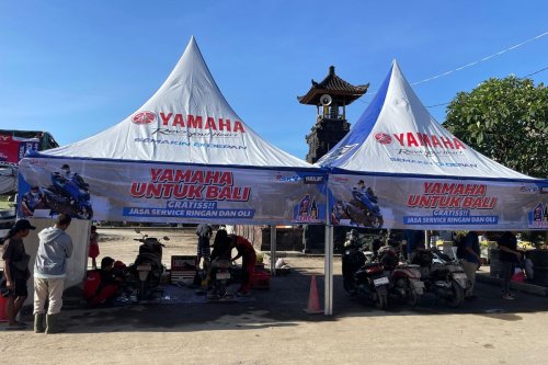 Yamaha, Banjir Bali, Yamaha Buka Posko Servis Gratis