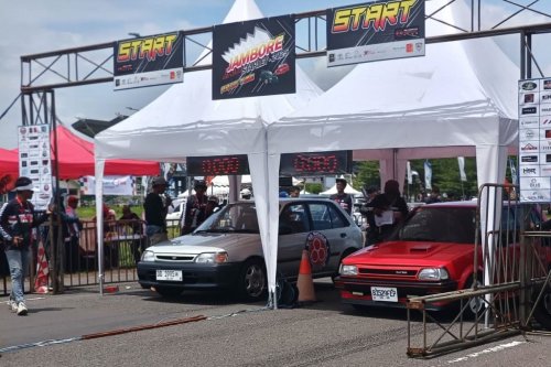 Toyota, Ribuan Pecinta Toyota Starlet Gelar Jambore di Majalengka