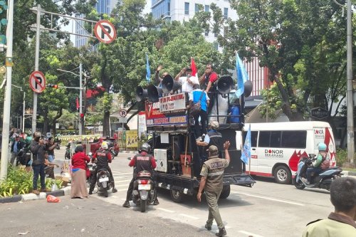 Catat, Rekayasa Lalin dan Rute Alternatif Imbas Demo Hari Ini
