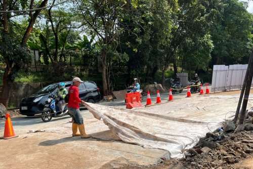 Jalan Lenteng Agung Arah Depok Dibuka Penuh Secara Bertahap