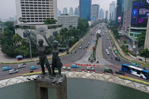 Efek WFH, Lalu Lintas Jakarta Lebih Lancar dari Biasanya