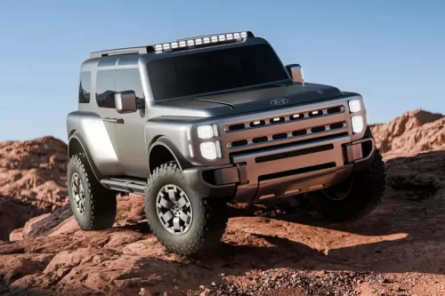 Hyundai, Hyundai Pamer SUV Konsep Baru, Paduan Gaya Bronco dan Wrangler