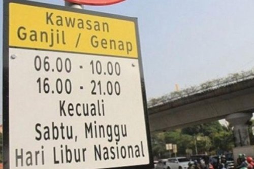 Jadwal One Way, Contraflow, dan Ganjil Genap