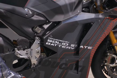 Ducati, Motor Listrik Ducati V21L Uji Coba Pakai Baterai Solid-State