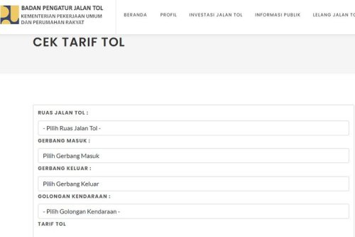 Cara Cek Tarif Tol Pakai Aplikasi Saat Libur Nataru Pakai Mobil