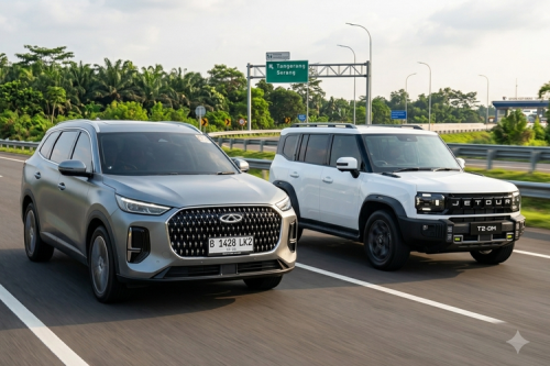 Jetour, Jetour T2 i-DM Vs Chery Tiggo 9 CSH, Siapa Lebih Unggul?