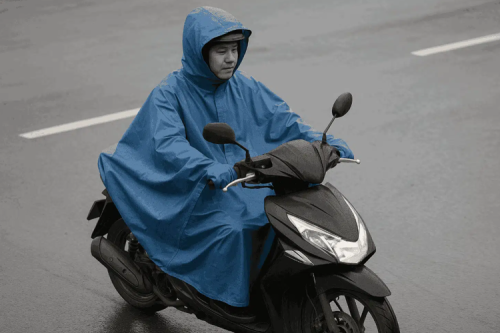Demi Keamanan, Pilih Jas Hujan Warna Terang atau Mencolok