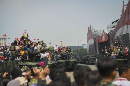 Lihat Canggihnya Alutsista dalam Acara HUT TNI di Monas