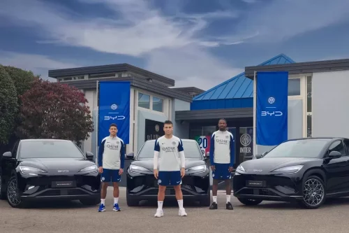 BYD Gandeng Inter Milan, Luncurkan Sealion 7 Edisi Khusus Nerazzurri