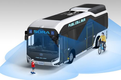 Toyota, Isuzu, Kerja Bareng Toyota dan Isuzu Bikin Bus Hidrogen