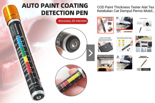 5 Alat Pengukur Ketebalan Cat Mobil Bekas Terjangkau