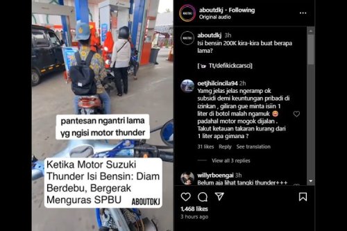 Fenomena Motor Bertangki Besar Isi Pertalite, Bolehkah Ditolah SPBU?