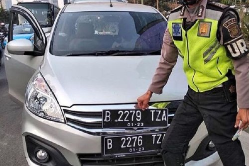 Pelanggaran Pelat Nomor Marak, Polisi Siap Lakukan Penindakan