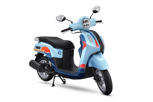 Yamaha, Yamaha Fazzio Punya Warna Baru Sunset Blue, Harga Rp 23 Jutaan