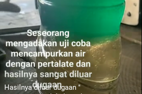 Air Bisa Bertambah jika Tercampur Bensin? Ini Penjelasan Ahli