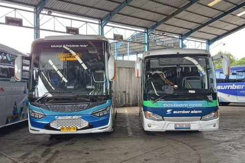 Alasan PO Sumber Alam Terus Uji Coba Bus Listrik untuk AKAP