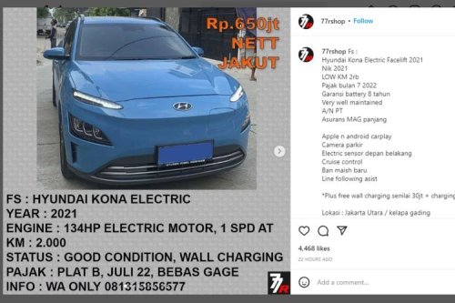 Depresiasi Mobil Listrik Indonesia: Mengapa Harta Turun Lebih Tajam?