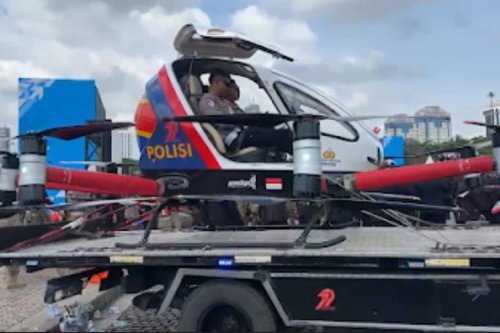 Polri Bakal Pakai Drone EHang 216-S