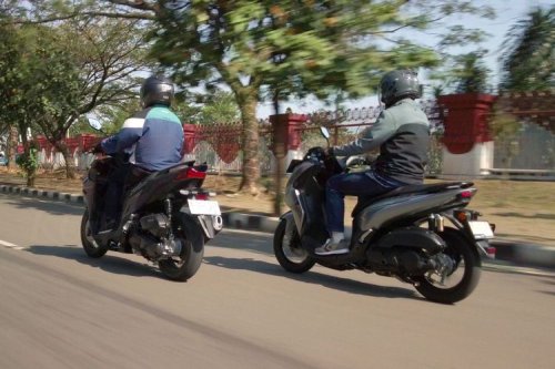 Komparasi Vario 160 Evo vs Lexi LX 155, Ini Beda Desain dan Ergonomi