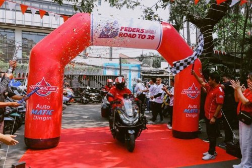 Komunitas Motor Matic Ini Touring 800 Km dari Surabaya ke Jakarta