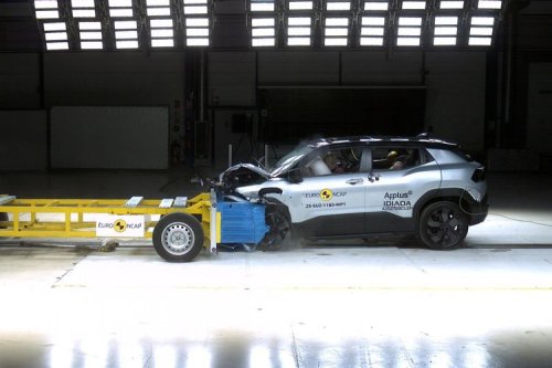 Suzuki , Suzuki Vitara, Suzuki e Vitara, Suzuki e Vitara Tes Tabrak Euro NCAP, Hasil Cukup Memuaskan