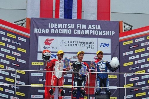 Tim Balap Astra Honda Buka Musim ARRC dengan Podium di Sepang