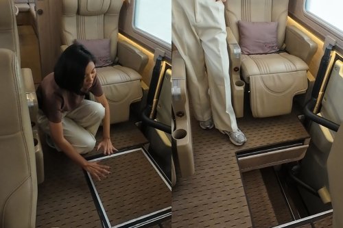 Bus Terbaru White Horse Punya Penutup Tangga Otomatis