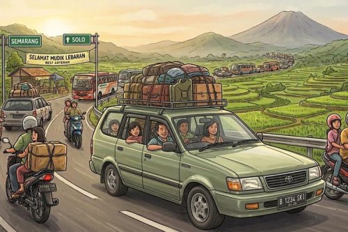 Batas Aman Bawa Barang Saat Perjalanan Mudik, Tak Perlu Sampai Atap