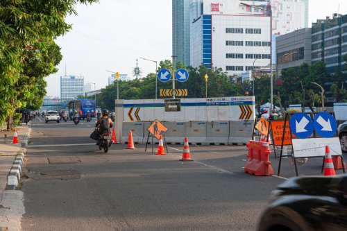 Proyek MRT Fase 2 Ubah Arus Kendaraan di Harmoni-Mangga Besar