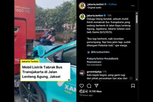 Kecelakaan Taksi Listrik: Ini Catatan dari Ahli