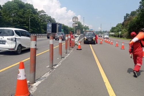Jalur Puncak Bogor Padat, Contraflow dari Tol Jagorawi