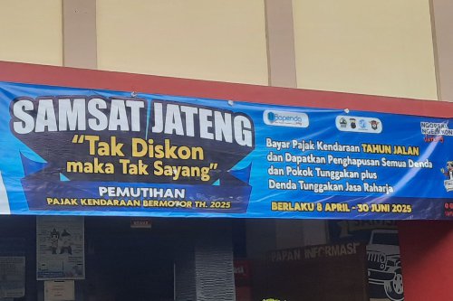 Program Pemutihan Pajak Kendaraan di Jateng Tinggal 7 Hari Lagi