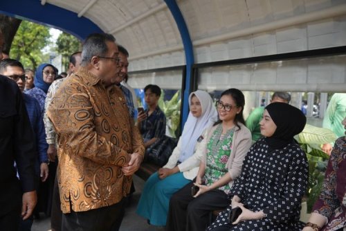 Halte Transjakarta Universitas Pancasila Beroperasi Pascarevitalisasi