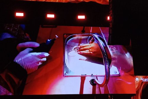 Atraksi Damkar di Automotive Hero Day IIMS 2026