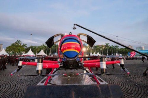Polri Bakal Pakai Drone EHang 216-S