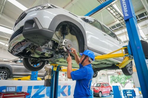Suzuki , Teknisi Bengkel Resmi Suzuki Punya Seragam Baru, Biru Lebih Cerah