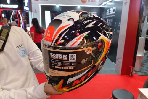 MotoGP, Helm Pebalap MotoGP di IMHAX 2025, mulai Rp 7 Jutaan