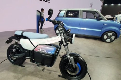 Suzuki , Suzuki e-VanVan: Motor Listrik Sentuhan Retro
