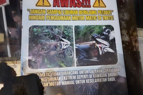Demi Keselamatan, Motor Matik Dilarang Naik ke Bromo