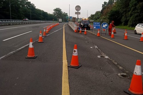 Hati-hati Masuk Contraflow Saat Arus Balik Libur Nataru