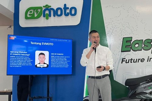 EVMoto Tawarkan Layanan Ojek Online Berbasis Motor Listrik
