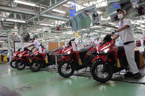 Ekspor Motor Rakitan Indonesia Turun, Hanya 544.000 Unit pada 2025