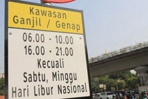 Mulai Besok Ganjil Genap Jakarta Diliburkan