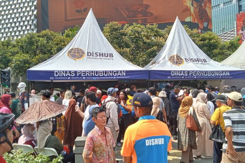 Pendaftaran Kartu Gratis Transportasi Umum Ada di CFD Jakarta Hari Ini