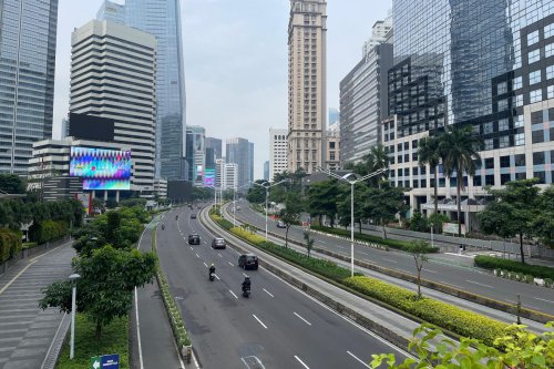 Potret Sunyi Jakarta di Hari Lebaran: “Pemain Inti” yang Tersisa